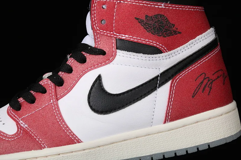 All categories Air Jordan Jordan series basketball shoes Air Jordan 1 High X version Air Jordan 1 High OG Pro "Total Orange" AJ1 Joe 13M blue and white stitching high-top basketball shoes DC6515-100